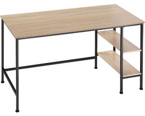 Tectake Psací stůl Donegal 140x60x76,5cm - Industrial světlé dřevo, dub Sonoma