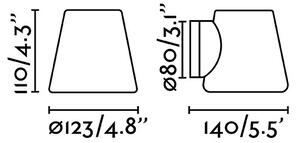 FARO 63510 - Koupelnové nástěnné svítidlo BIANCA 1xG9/6W/230V IP44