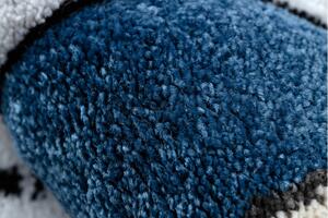 Makro Abra Dětský kusový koberec PETIT Uličky modrý Rozměr: 120x170 cm