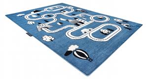 Makro Abra Dětský kusový koberec PETIT Uličky modrý Rozměr: 160x220 cm