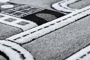 Makro Abra Dětský kusový koberec PETIT Uličky šedý Rozměr: 120x170 cm