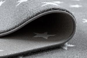 Makro Abra Dětský kusový koberec PETIT Mráček šedý Rozměr: 80x150 cm