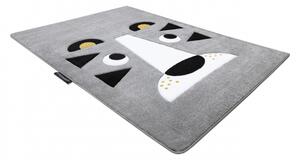 Makro Abra Dětský kusový koberec PETIT Lev šedý Rozměr: 80x150 cm