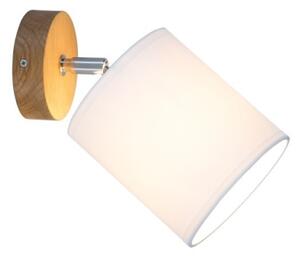 Spot-Light 56744174 - Nástěnné bodové svítidlo APRILLIA 1xE27/25W/230V dub bílá