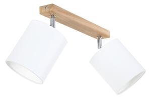 Spot-Light 56744274 - Bodové svítidlo APRILLIA 2xE27/25W/230V dub bílá