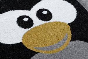 Makro Abra Dětský kusový koberec PETIT Tučňák šedý Rozměr: 160x220 cm