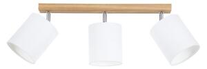 Spot-Light 56744374 - Bodové svítidlo APRILLIA 3xE27/25W/230V dub bílá