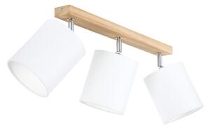 Spot-Light 56744374 - Bodové svítidlo APRILLIA 3xE27/25W/230V dub bílá