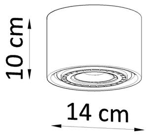 Sollux SL.0913 - Stropní svítidlo BASIC AR111 1xGU10/40W/230V buk