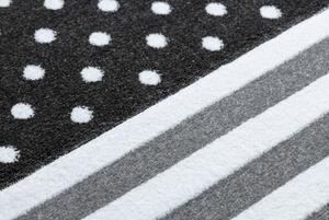 Makro Abra Dětský kusový koberec PETIT Hvězda šedý Rozměr: 80x150 cm
