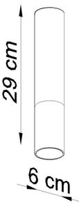 Sollux SL.0951 - Bodové svítidlo LOOPEZ 1xGU10/10W/230V černá/zlatá
