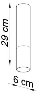 Sollux SL.0939 - Bodové svítidlo LOOPEZ 1xGU10/10W/230V černá/chrom