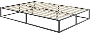 Tectake Kovová postel kyoto s lamelovým roštem,250 kg - 140 x 200 x 25,5 cm