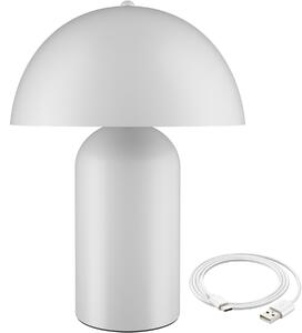 Tectake Malá retro stolní lampa Kade, stmívatelná - bílá