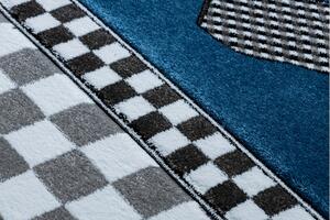 Makro Abra Dětský kusový koberec PETIT Formule modrý Rozměr: 140x190 cm