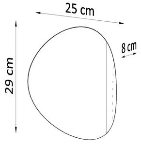 Sollux SL.0935 - Nástěnné svítidlo SENSES 2xG9/40W/230V černá