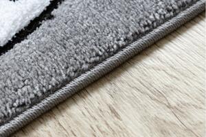 Makro Abra Dětský kusový koberec PETIT Cesta auta domy šedý Rozměr: 240x330 cm