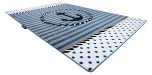 Makro Abra Dětský kusový koberec PETIT Kotva modrý Rozměr: 160x220 cm