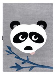 Makro Abra Dětský kusový koberec PETIT Panda šedý Rozměr: 80x150 cm