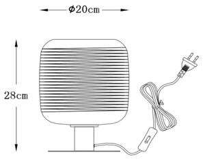 Lucide 70583/01/11 - Stolní lampa ERYN 1xE27/60W/230V