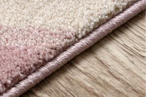 Makro Abra Dětský kusový koberec PETIT Plameňáci / srdíčka růžový Rozměr: 160x220 cm