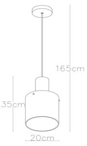 Lucide 74405/01/62 - Lustr na lanku TOLEDO 1xE27/40W/230V