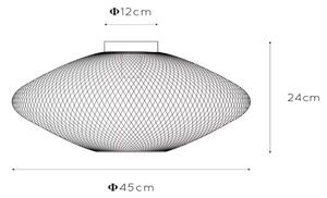 Lucide 21123/45/02 - Stropní svítidlo MESH 1xE27/40W/230V mosaz