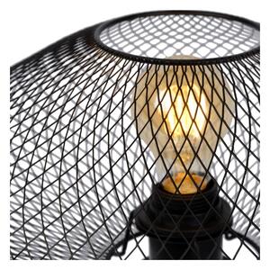 Lucide 21523/01/30 - Stolní lampa MESH 1xE27/40W/230V černá