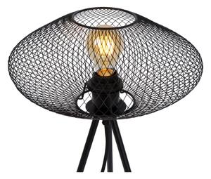 Lucide 21523/01/30 - Stolní lampa MESH 1xE27/40W/230V černá