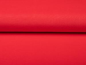 Dekorační jednobarevná látka Leona LN-106 Jahodově červená žíhaná - šířka 135 cm