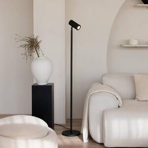 Good & Mojo GOOD MOJO stojací lampa Java, černá, 141 cm, bambus, GU10, Černá, Obývací pokoj / jídelna, Bambus, Design
