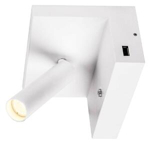 SLV BIG WHITE KARPO Bedside LED vnitřní nástěnné nástavbové svítidlo, bílá, 3000K 1002140