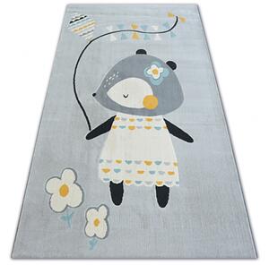 Makro Abra Dětský kusový koberec PASTEL 18403/052 - Myška šedý Rozměr: 120x170 cm