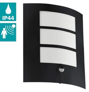 Eglo 99568 - Venkovní nástěnné svítidlo se senzorem CITY 1xE27/40W/230V IP44