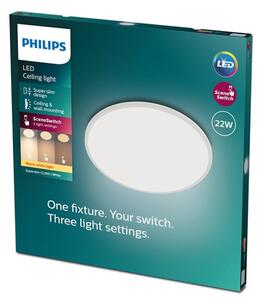 Philips - LED Stmívatelné stropní svítidlo SUPERSLIM SCENE SWITCH LED/22W/230V