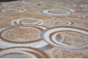 Associated Weavers Kulatý koberec DROPS 033 béžový Rozměr: průměr 100 cm