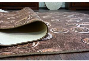 Associated Weavers Kusový koberec Drops 043 tmavě hnědý Rozměr: 100x150 cm
