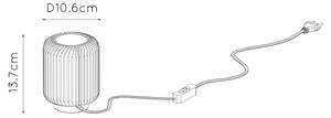 Lucide 26500/05/02 - LED Stolní lampa TURBIN LED/5W/230V