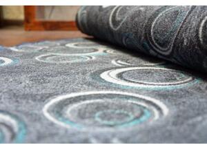 Associated Weavers Kulatý koberec DROPS 099 tmavě šedý Rozměr: průměr 100 cm
