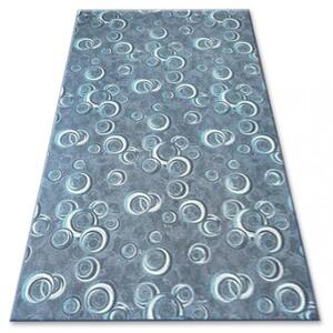 Associated Weavers Kusový koberec Drops 099 tmavě šedý Rozměr: 200x200 cm