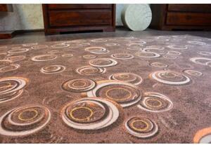 Associated Weavers Kusový koberec Drops 043 tmavě hnědý Rozměr: 150x200 cm