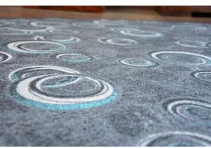 Associated Weavers Kulatý koberec DROPS 099 tmavě šedý Rozměr: průměr 100 cm
