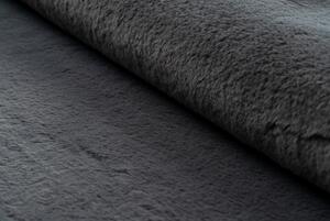 Makro Abra Kulatý koberec BUNNY antracitový Rozměr: průměr 100 cm