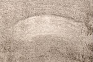 Makro Abra Kulatý koberec BUNNY taupe béžový Rozměr: průměr 80 cm