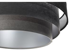 Lustr na lanku TRINITI 1xE27/60W/230V černá/šedá