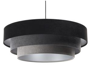Lustr na lanku TRINITI 1xE27/60W/230V černá/šedá