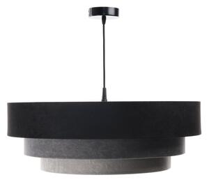 Lustr na lanku TRINITI 1xE27/60W/230V černá/šedá