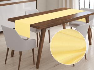 Biante Bavlněný běhoun na stůl Moni MO-023 Pastelově žlutý 20x120 cm