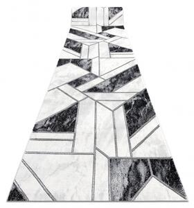 Makro Abra Běhoun EMERALD 81953 geometrický moderní krémový černý stříbrný Šíře: 70 cm