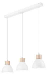 Lustr na lanku NICO 3xE27/60W/230V bílá